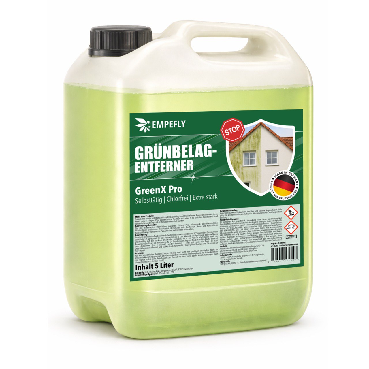 GreenX Pro Grünbelagentferner