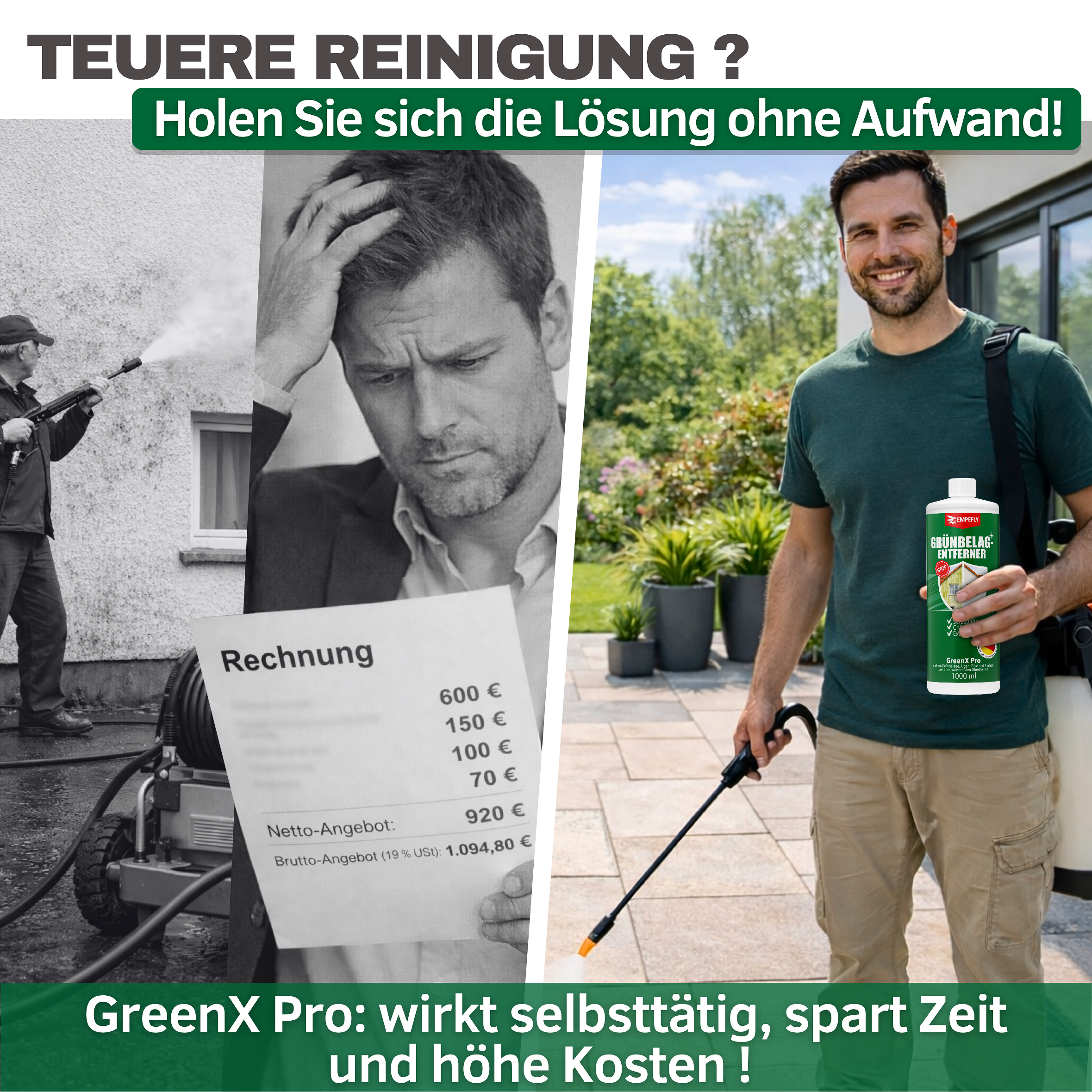 GreenX Pro Grünbelagentferner