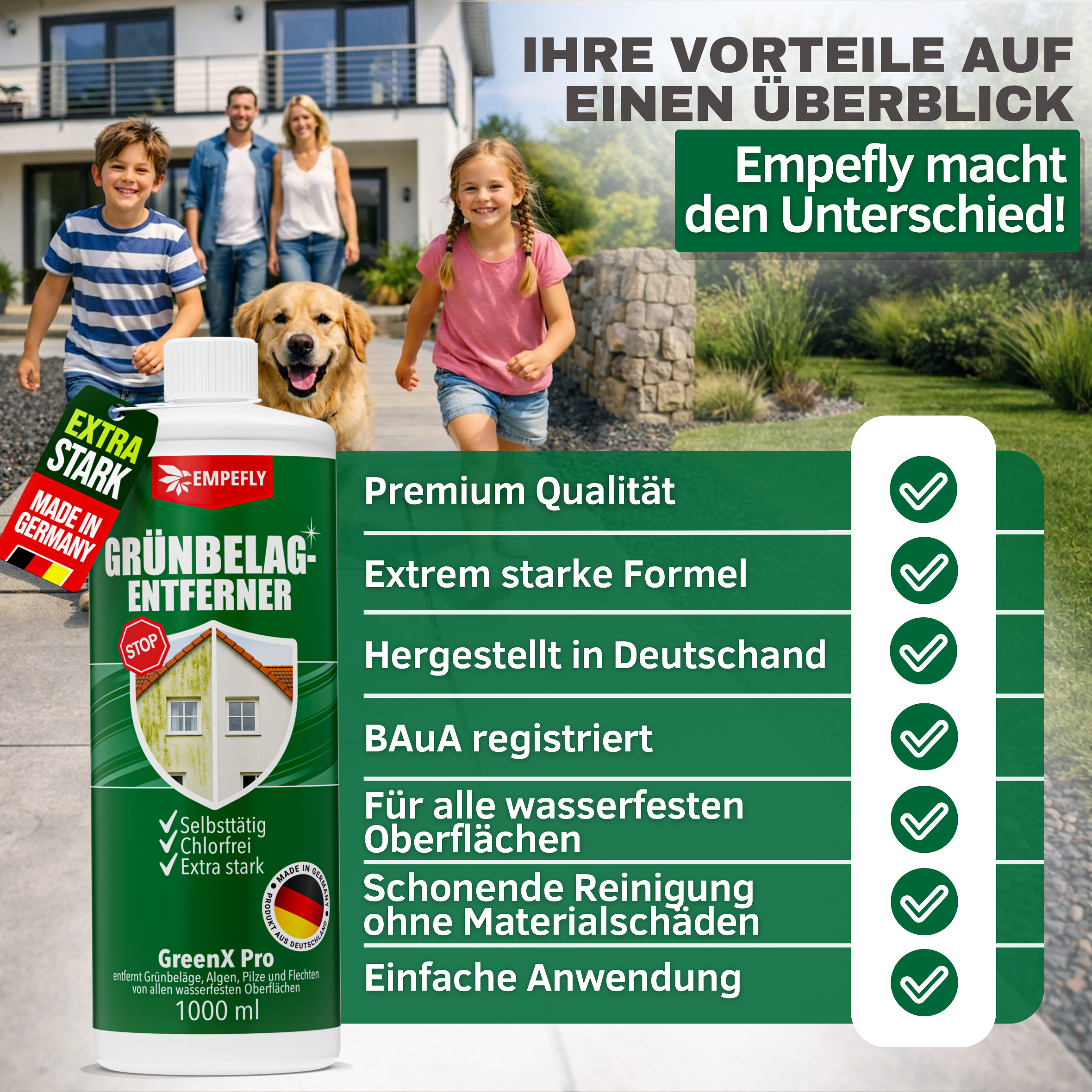 GreenX Pro Grünbelagentferner