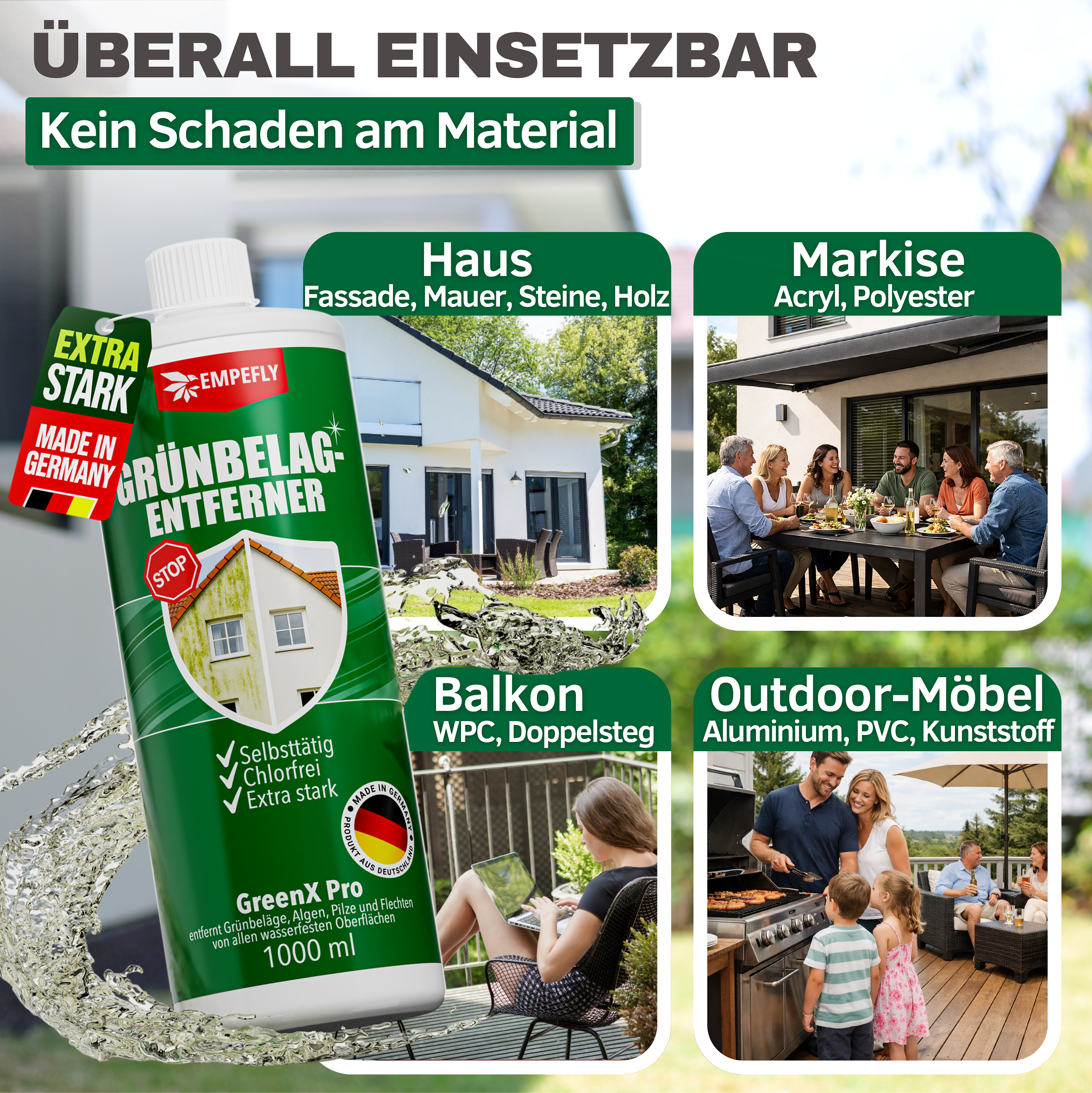 GreenX Pro Grünbelagentferner