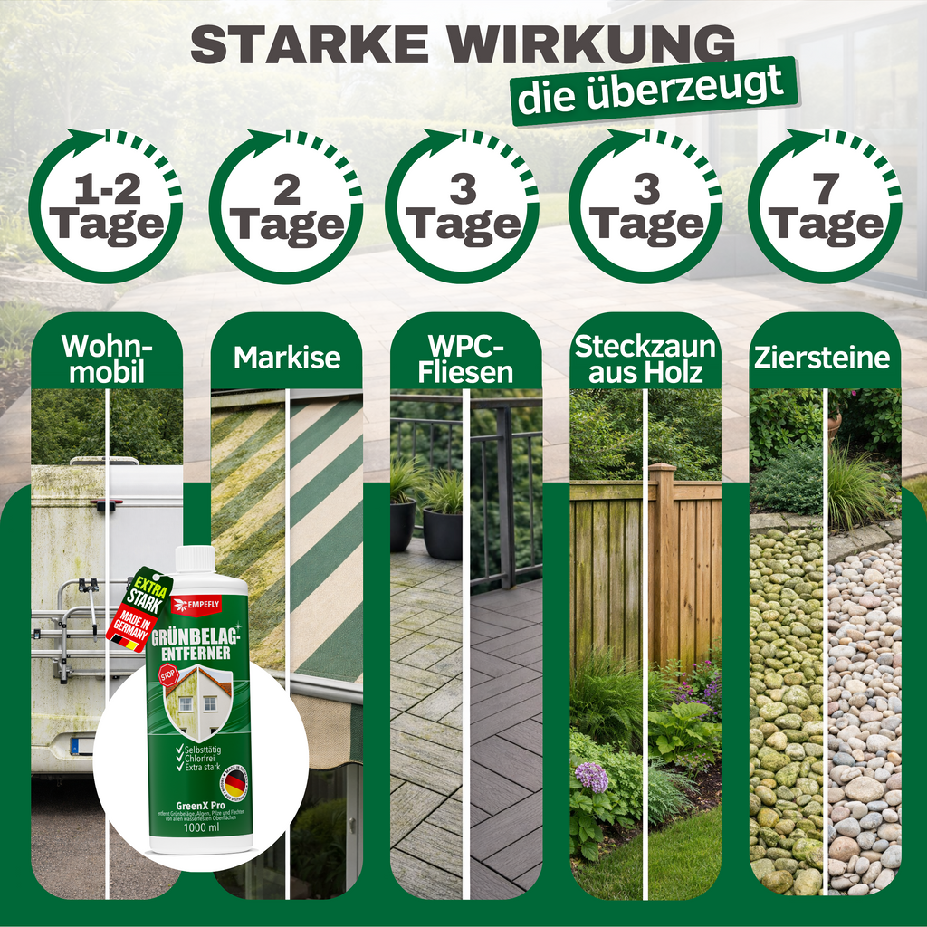 GreenX Pro Grünbelagentferner