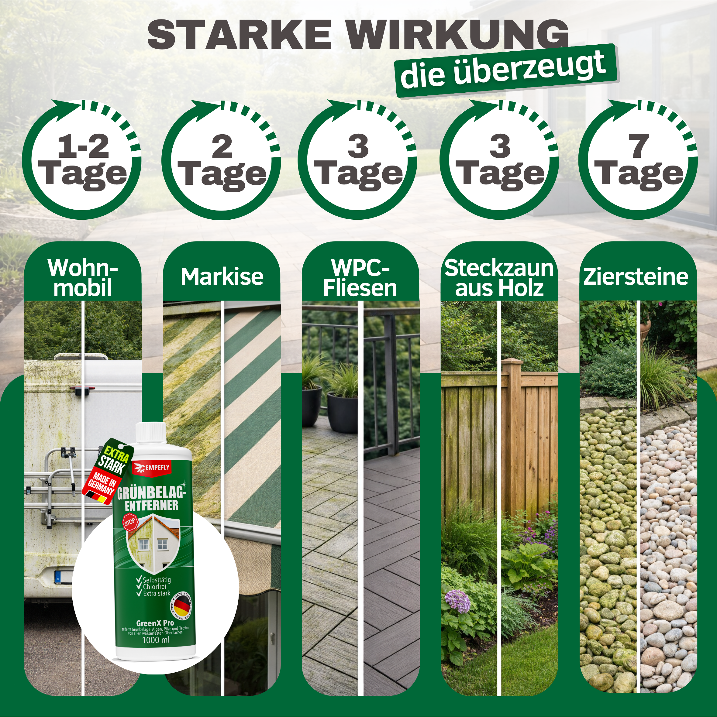 GreenX Pro Grünbelagentferner