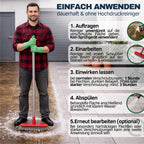 Steinreiniger Ultra Pro: auftragen, einarbeiten, einwirken lassen, abspülen – Empefly