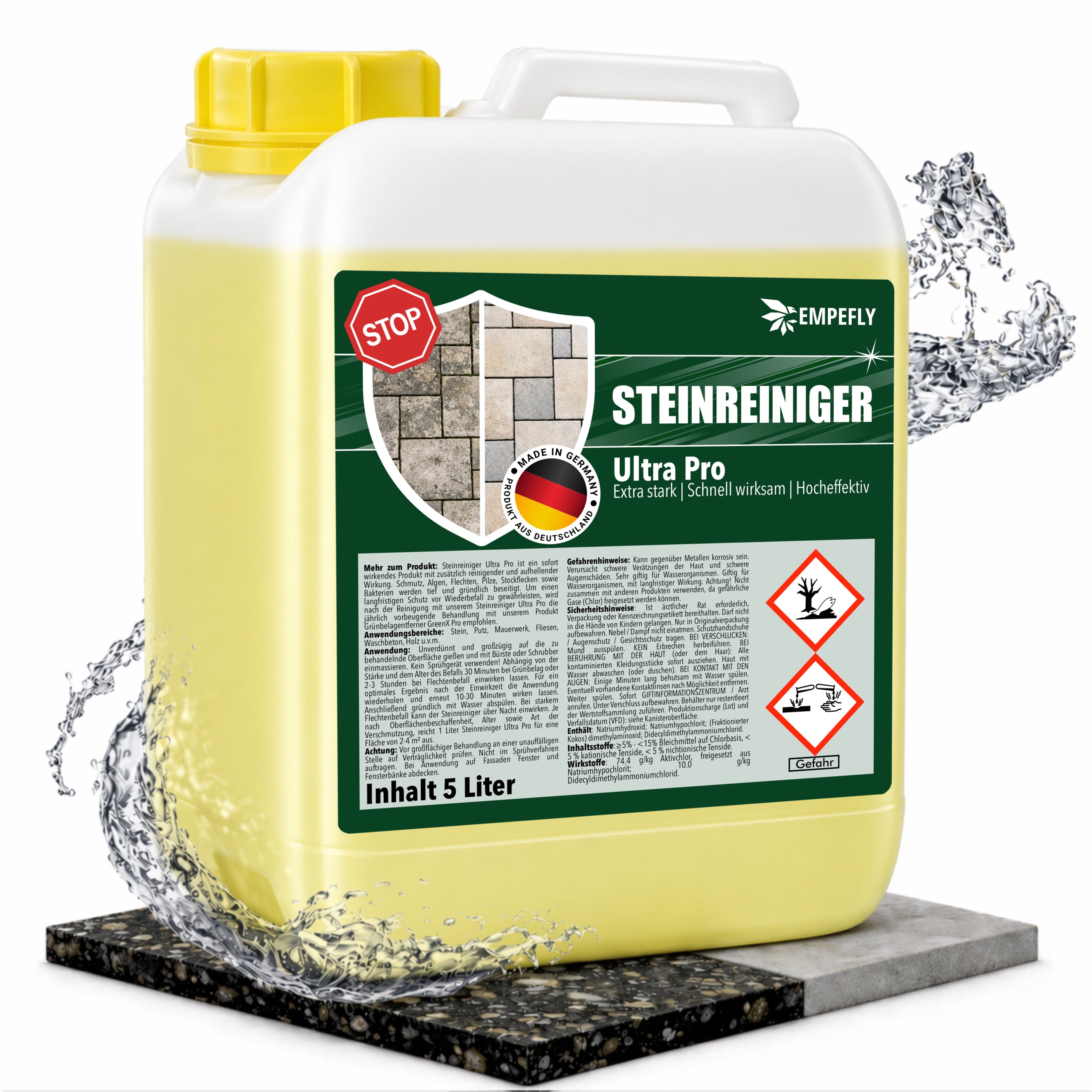 Steinreiniger Ultra Pro 5L Flasche (bis zu 20 m²)